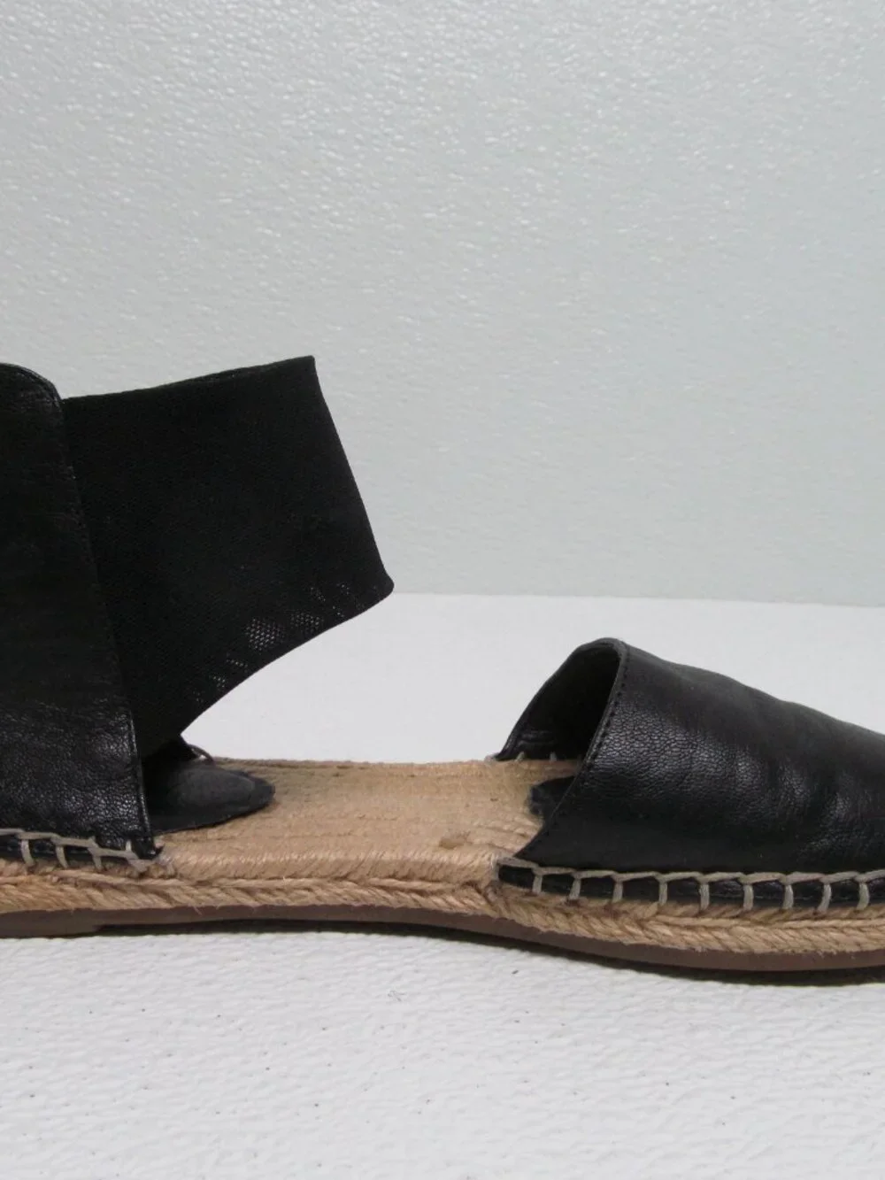 Eileen Fisher Coy Leather Espadrille Womens size 6.5